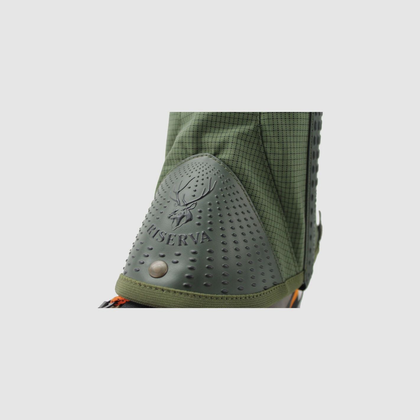 Riserva - ergonomische Gamaschen aus grünem Cordura Ripstop, Bild 3 von 6
