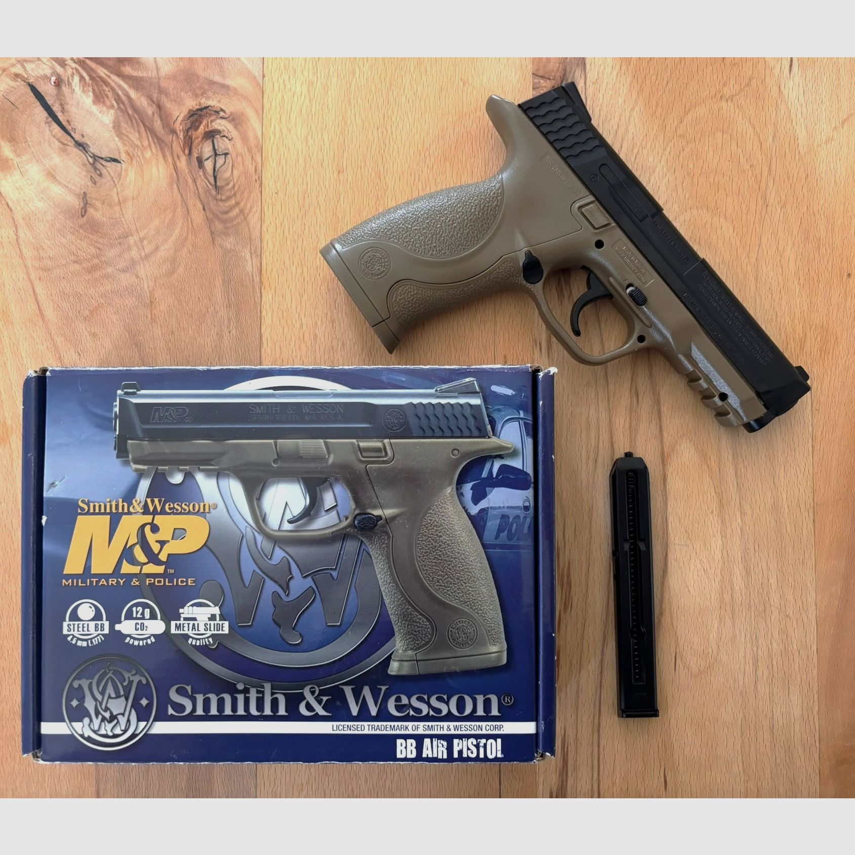 S&W M+P en 4,5 mm BB Co 2 Blechdosenkiller !!!!