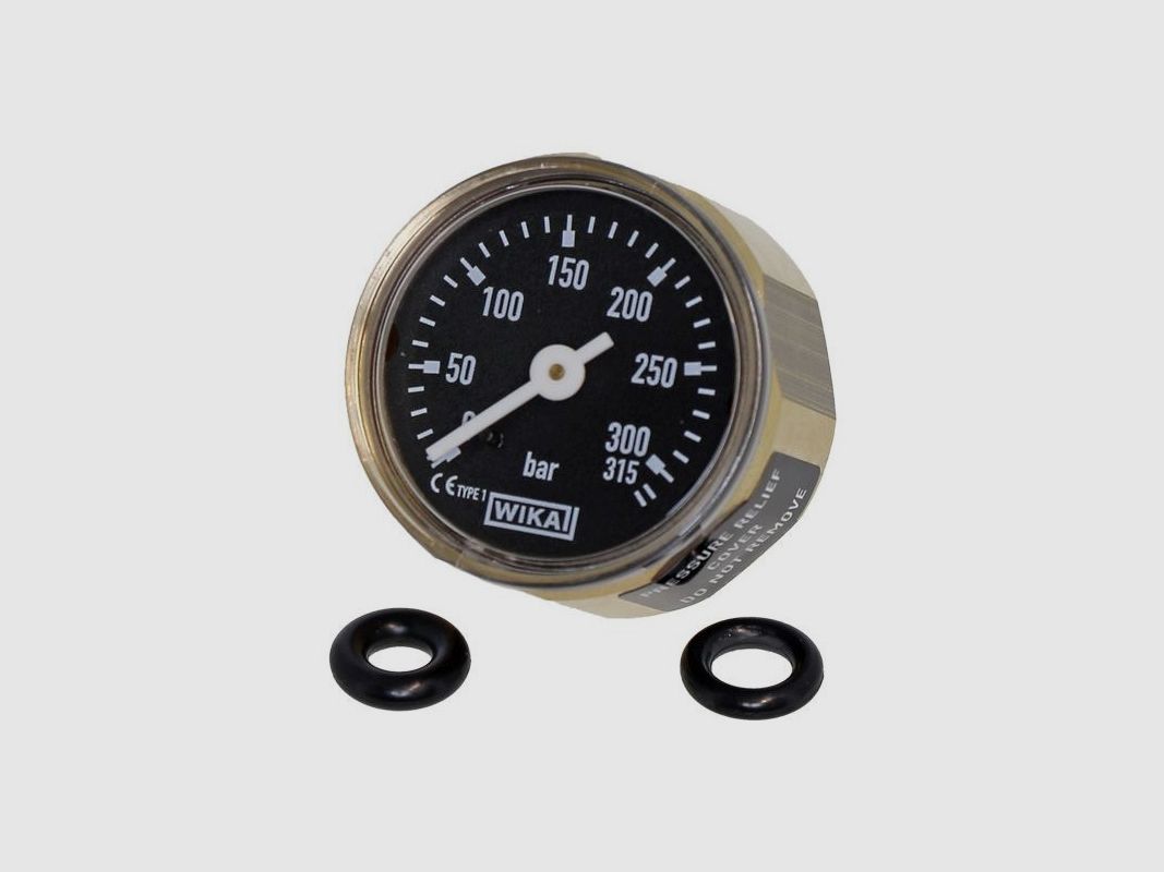Black Mini Manometer 300 bar für Edgun 28 mm, Bild 1 von 2