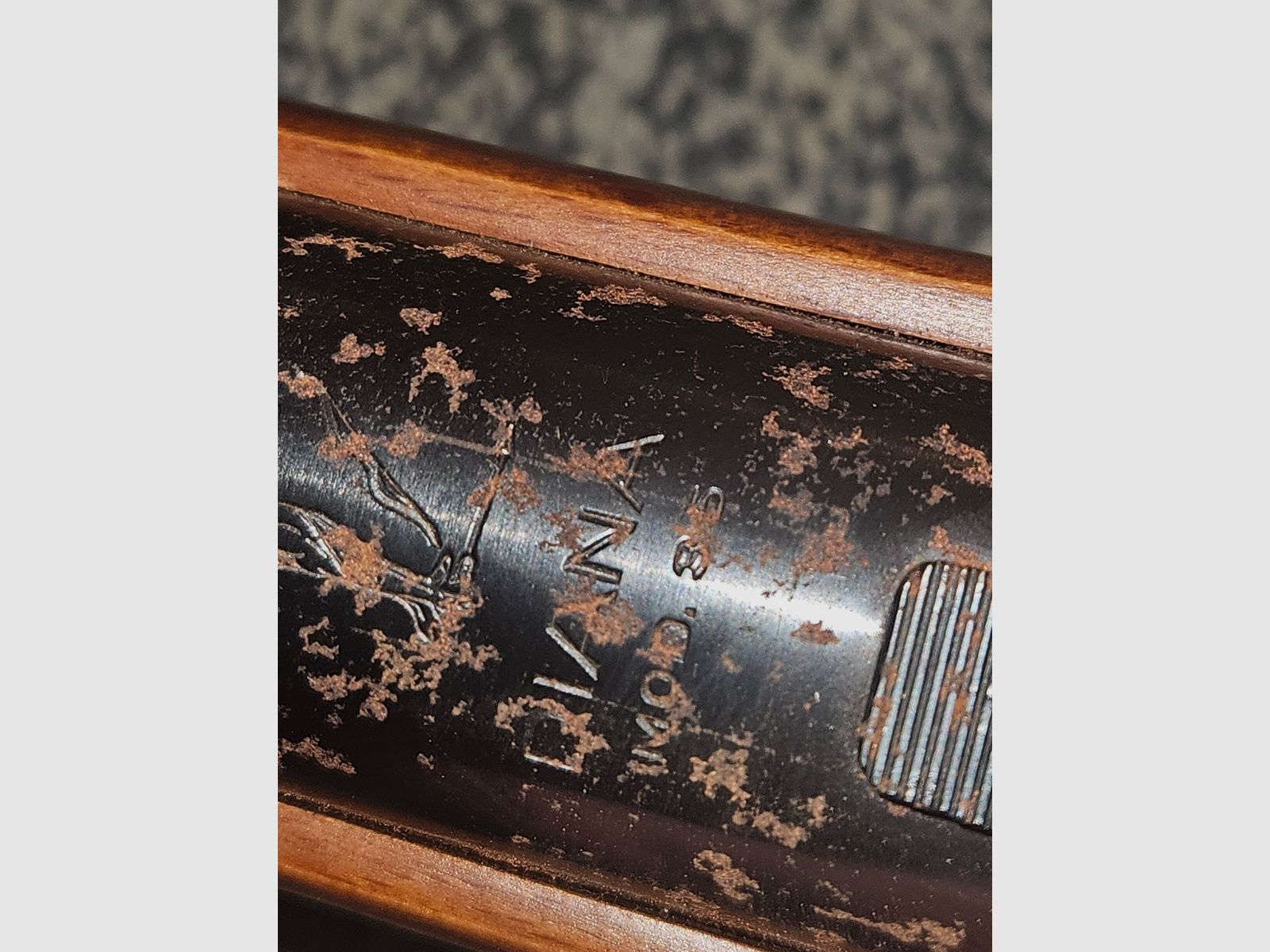 Diana Mod. 35 carabine à air – rareté AVANT 1970 avec numéro de série – 50 ans inutilisée