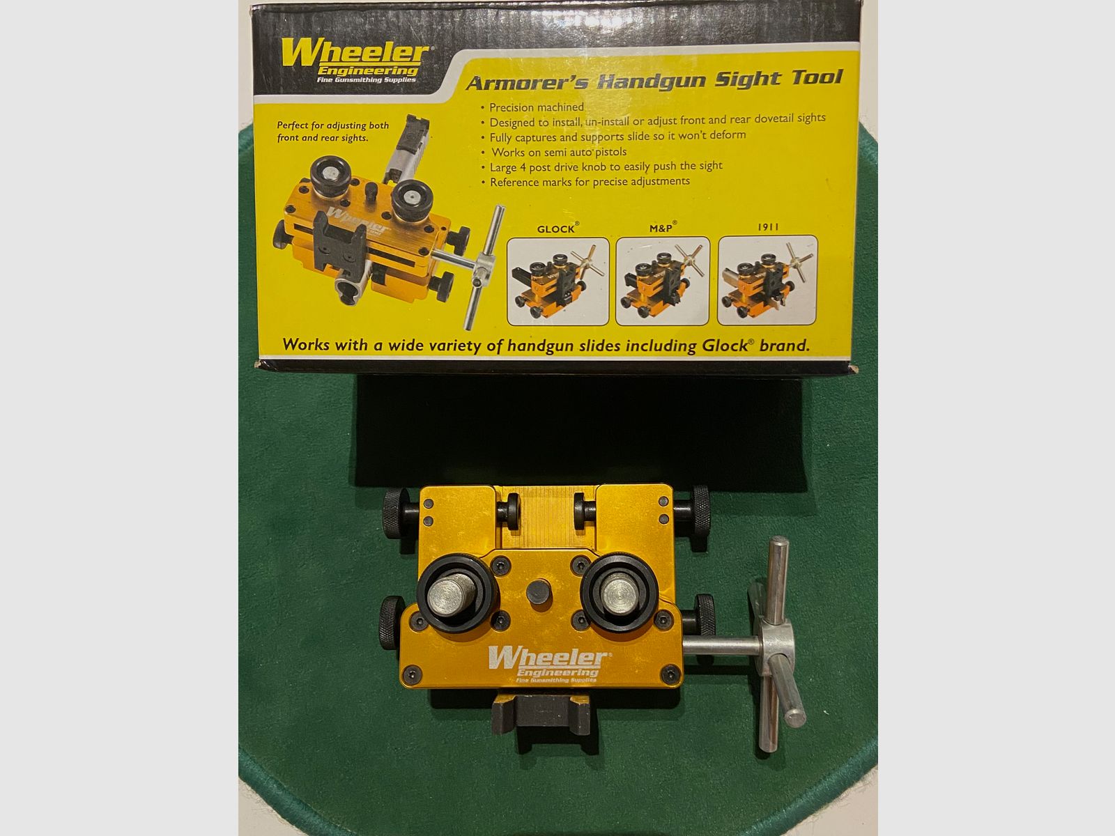 Montagewerkzeug für Visierungen & Zielfernrohre  - Sight Movers - Wheeler Armorers Handgun Sight Tool