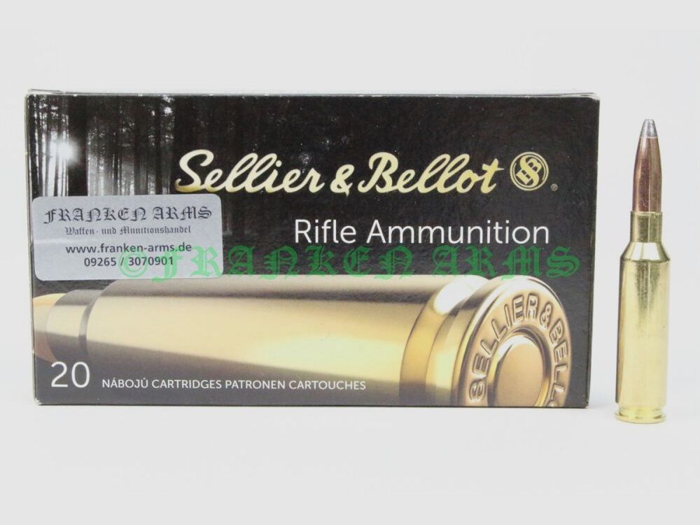 Sellier&Bellot 6,5 Creedmoor SP 131gr. 8,4g 20 pièces Prix dégressifs