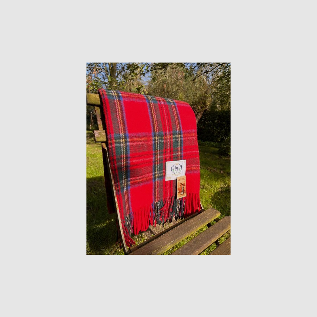 Belpo Tartan Tweeds 100 % Wolldecke, Bild 5 von 6