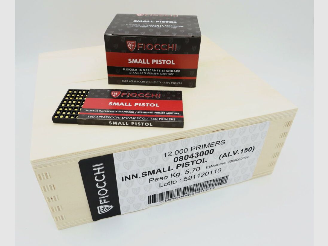 Fiocchi Small Pistol Primer