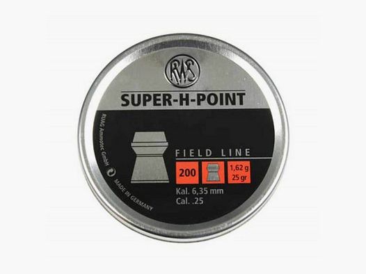 RWS 6,35mm Super-H-Point - 1,62g (a200)