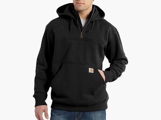 Carhartt Heavyweight Collage-Sweatshirt mit Reißverschluss, Herren, Black, XL