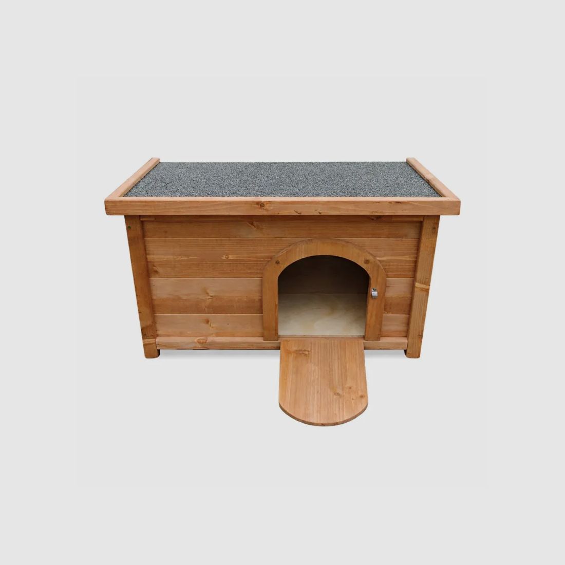 Holzkaninchenstall aus Fichtenholz - 60x40x40 cm - Natur, Bild 6 von 9