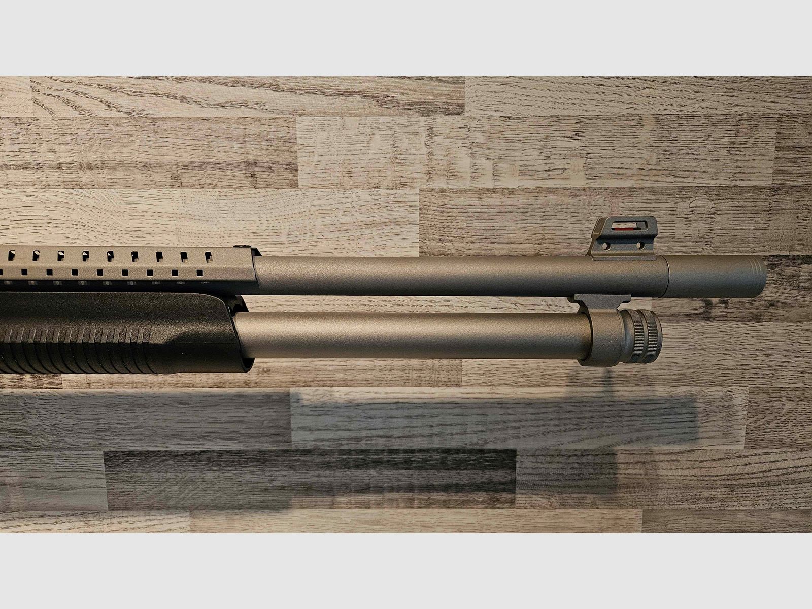 Neuware - Vorderschaftrepetierflinte Pumpgun Akkar Karatay TK-355 612PS Titanium Kal. 12/76