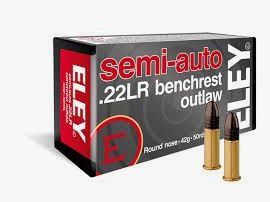 Eley Outlaw Benchrest semiautomatico .22LR (50)