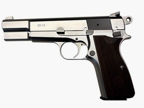 Pistola TISAS TISAS ZIG 14 Nickel Cal. 9x19mm silver