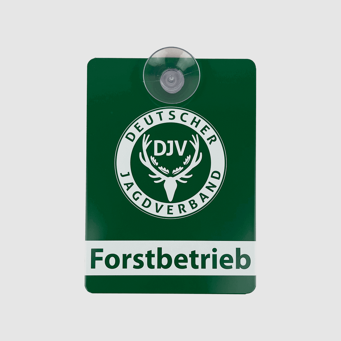 DJV-Autoschild "Forstbetrieb" (Aluminium)