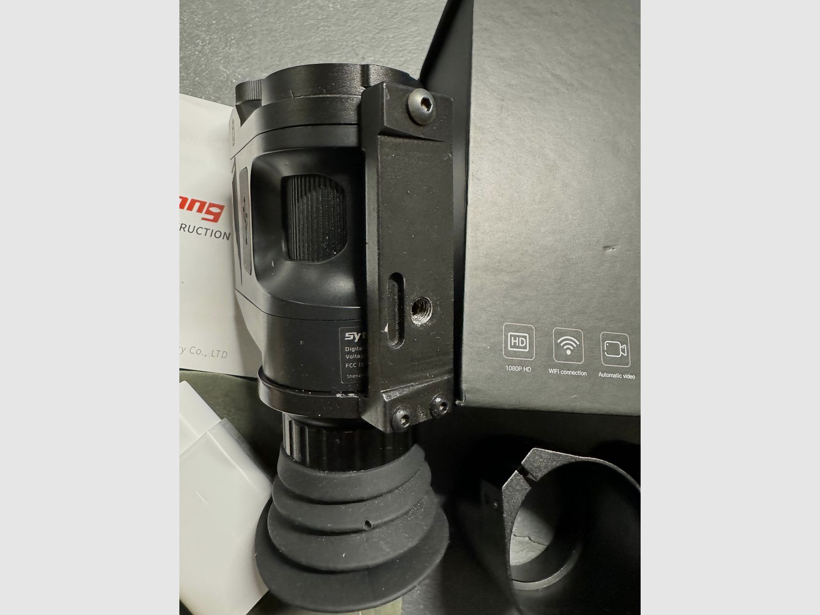 Nachtsichtgerät Waffen- und Helmmontage Sytong HT 66 German Ed. mit IR Strahler und Helmadapter