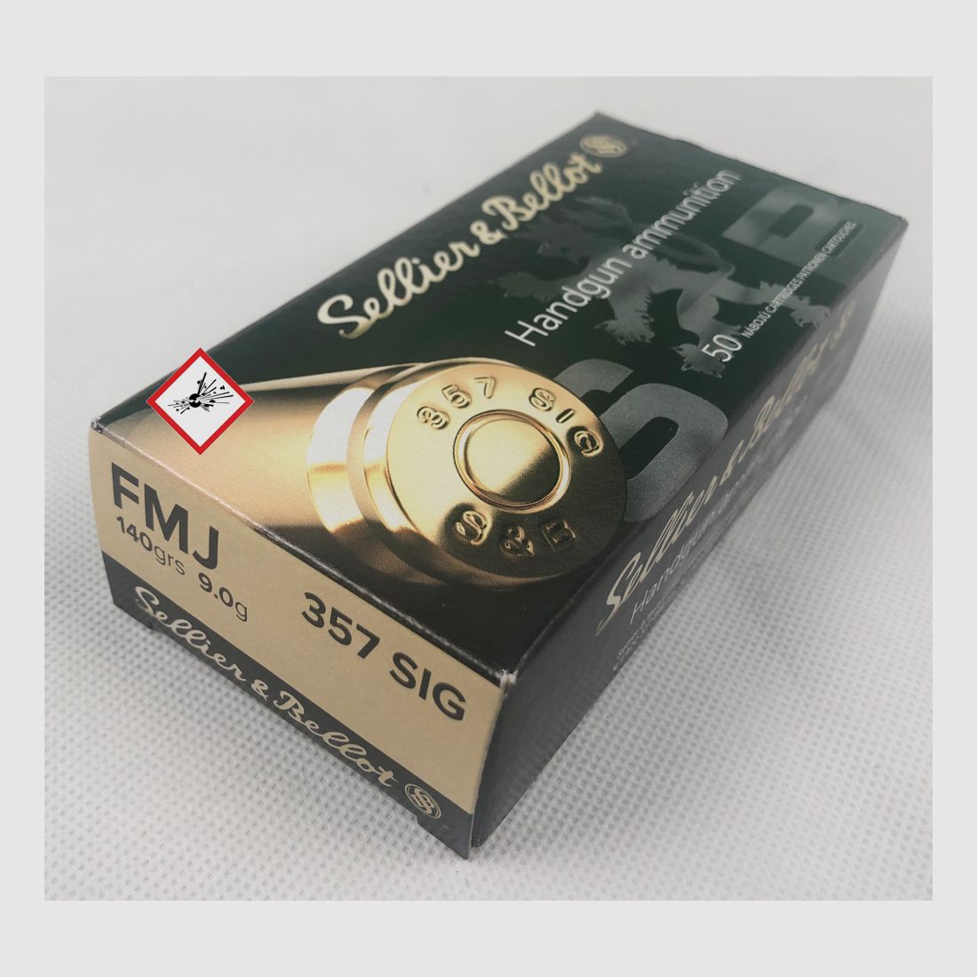Sellier & Bellot .357 Sig FMJ 140g.