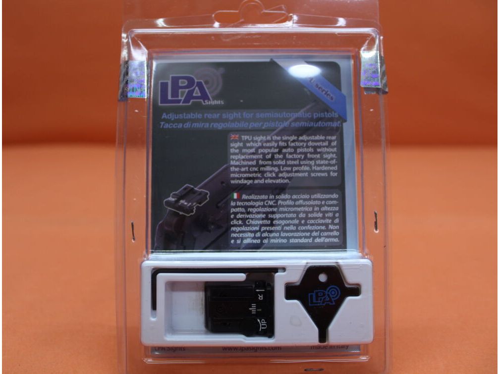LPA.	 CZ 75 Shadow 2: Mikrometervisier LPA (TPU89BZ07) Kimmenblatt schwarz (Target) z.B. für SHADOW