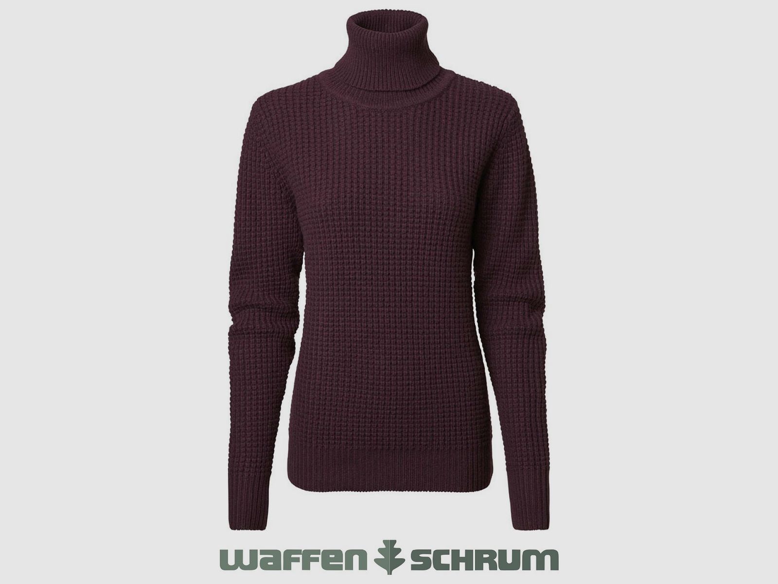 Chevalier Rollkragen Cherry Wine Red