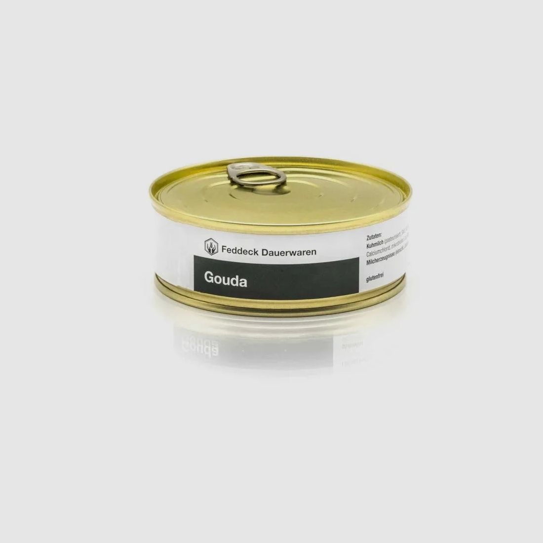 Feddeck Dauerwaren Dosenkäse Gouda 200 g