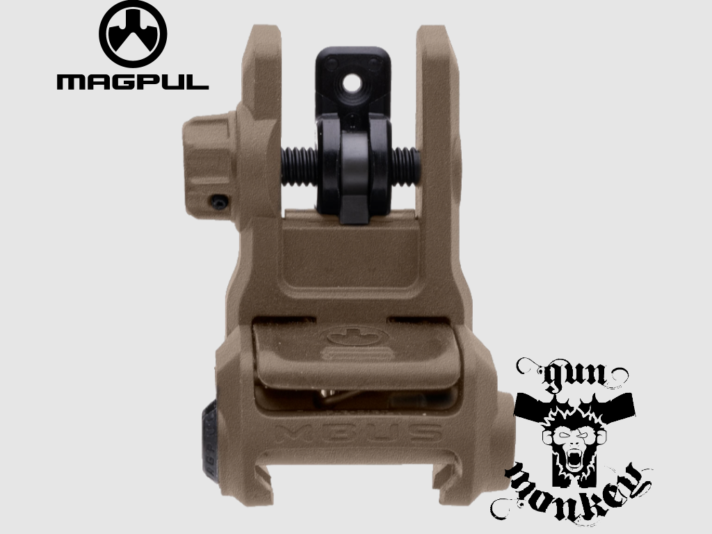 Opklapbaar vizier Magpul MBUS GEN 3 Flat Dark Earth (MAG1167-FDE), afbeelding 2 van 4