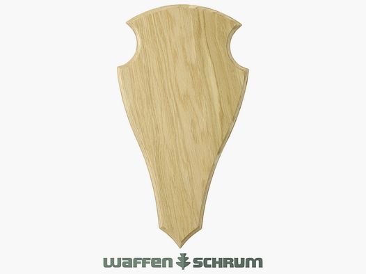 Eurohunt deska na poroże 36x20cm dąb - jasny - spiczasty