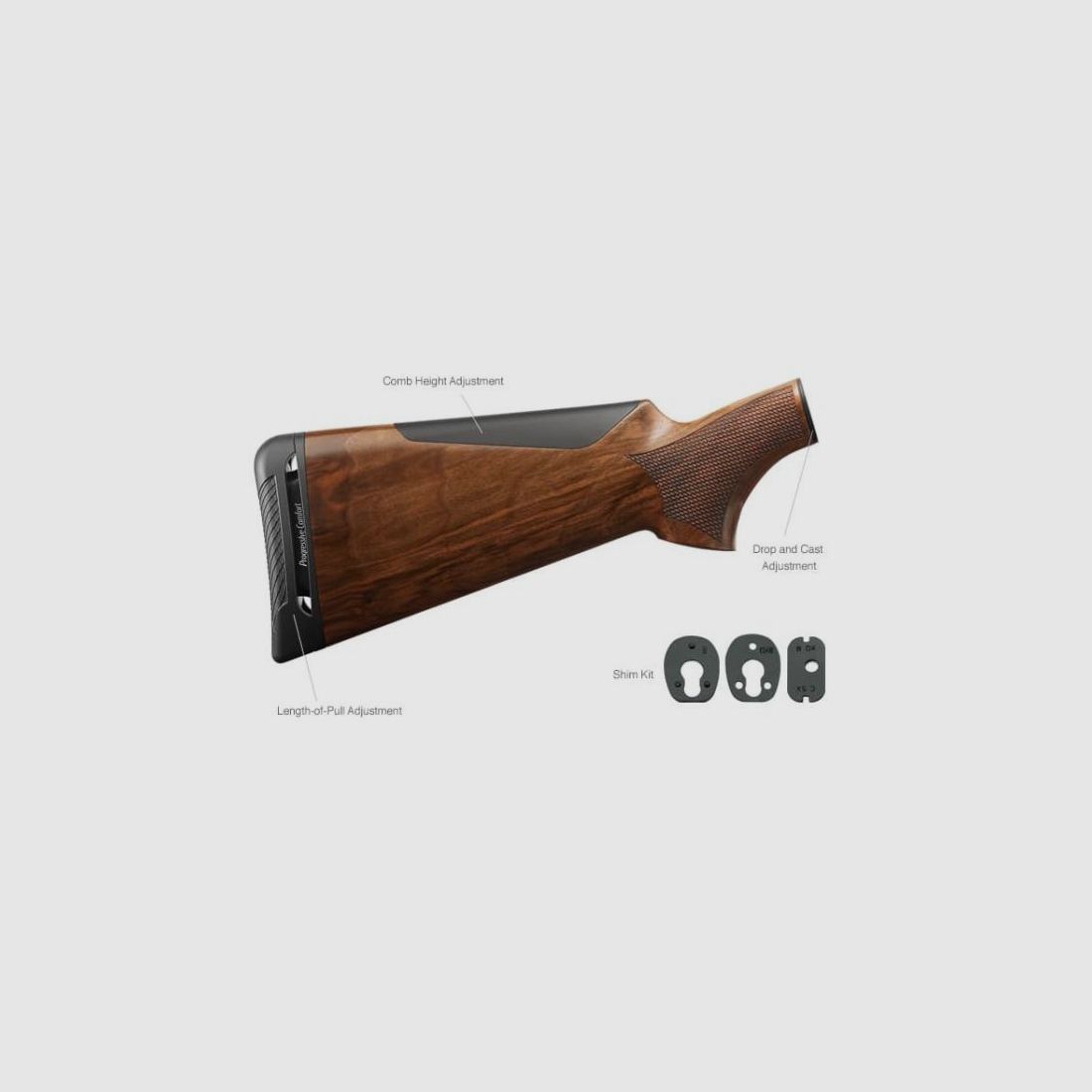 BENELLI Schaftzubehör Schaftkappe f. 828U u.a. Standard (=20mm)