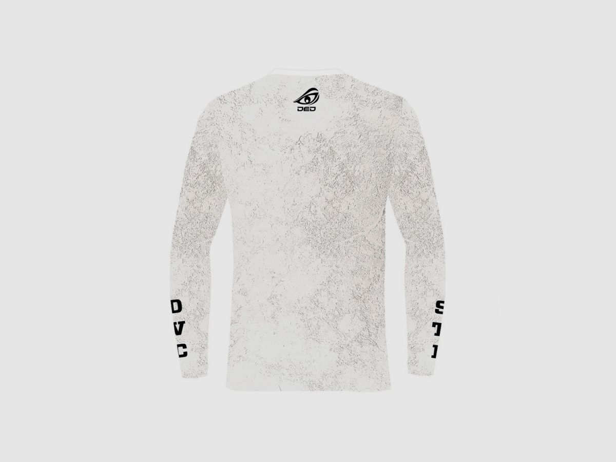 DED STI Competition T-shirt a Maniche Lunghe Bianco, taglia: XS, Tipo di abbigliamento: Bambini, immagine 2 di 3