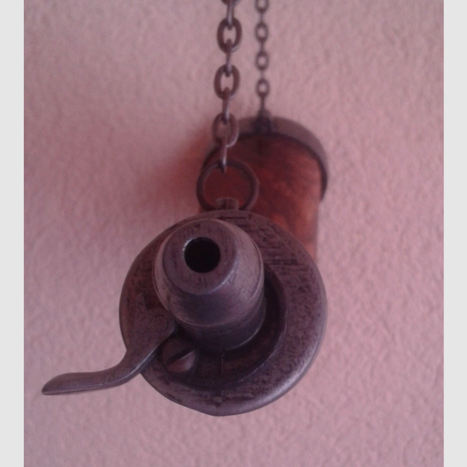 2 cuernos decorativos en polvo -también adecuados para colgar