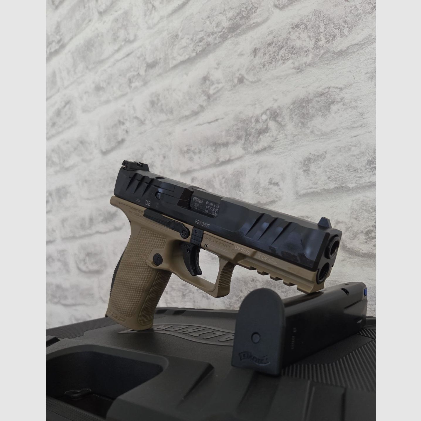 Pistole Walther PDP Fullsize V2 OR 4,5" FDE 9mm Luger