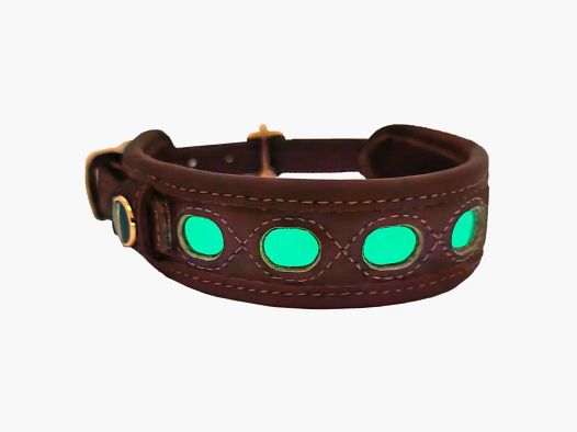 Niggeloh leren halsband Lichtblick