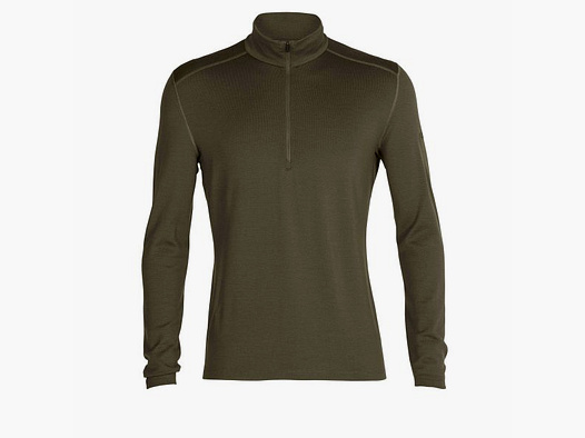 Icebreaker Icebreaker Langarmshirt Tech Half Zip Merino 260 Männer loden