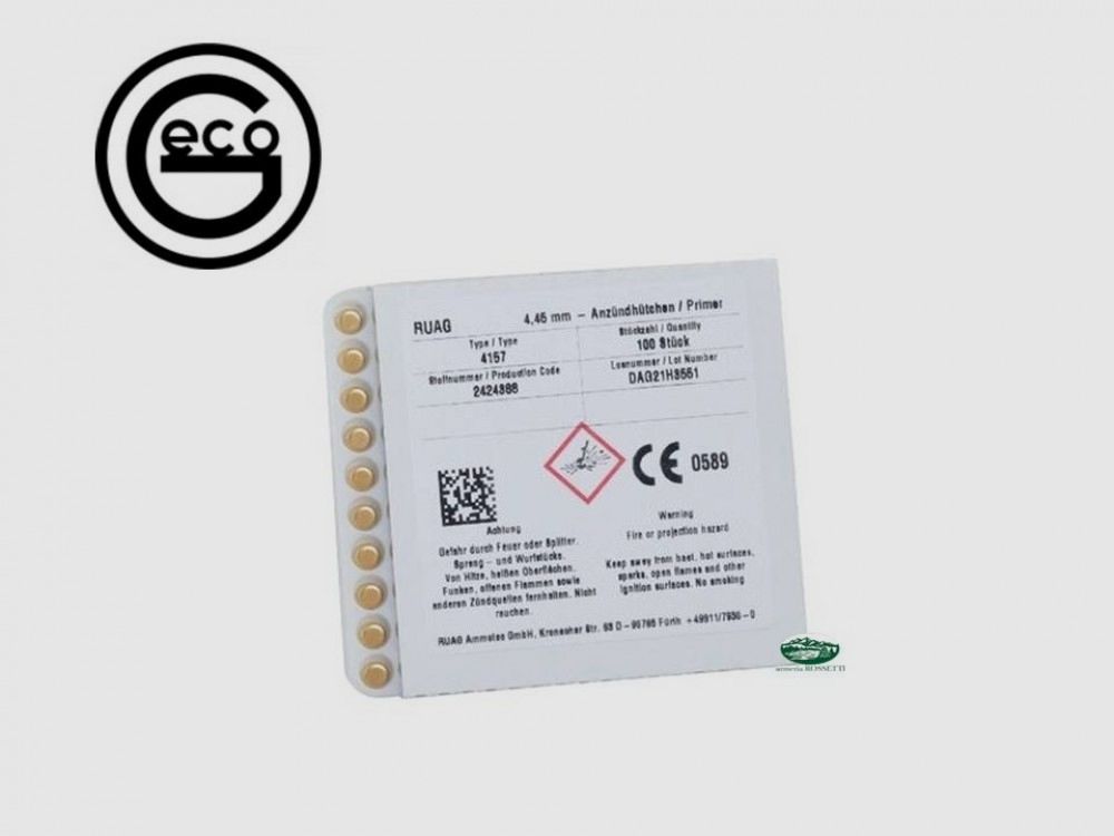 GECO Iniciadores Small Rifle conf. 100 uds - 4157
