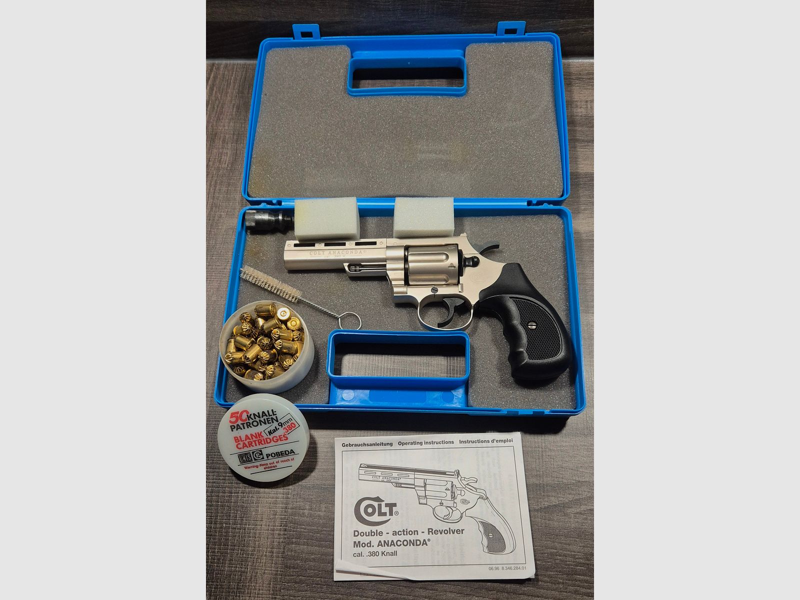 Colt Anaconda revolver à blanc 9mm/ .380 ***NEU***