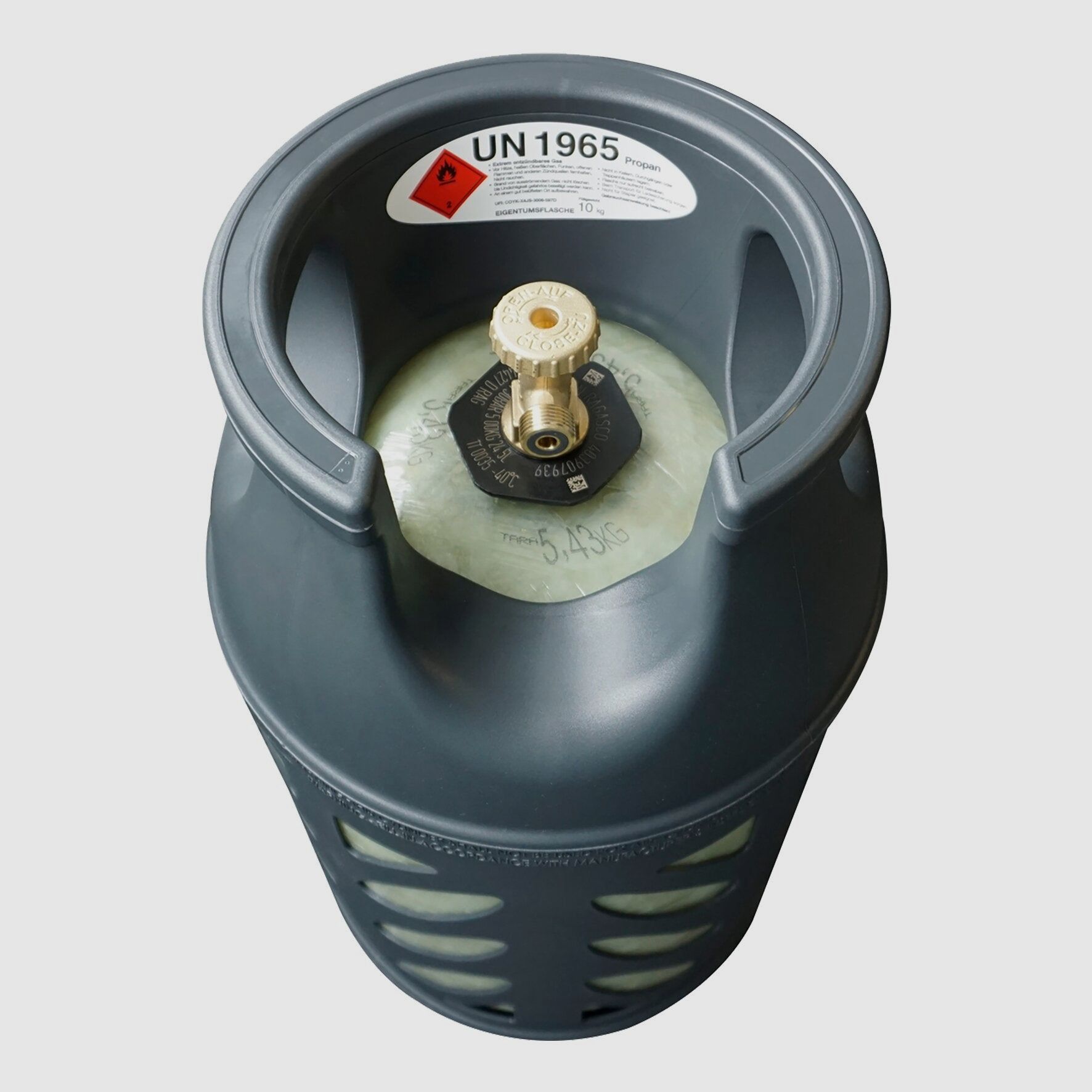 Gasflasche Kunststoff 10 kg, leer, Bild 6 von 12