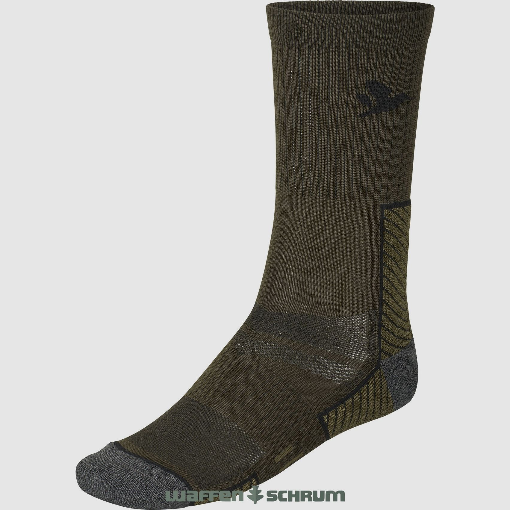 Seeland Socke Field Merino 2er Pack Pine Green/ Military Olive