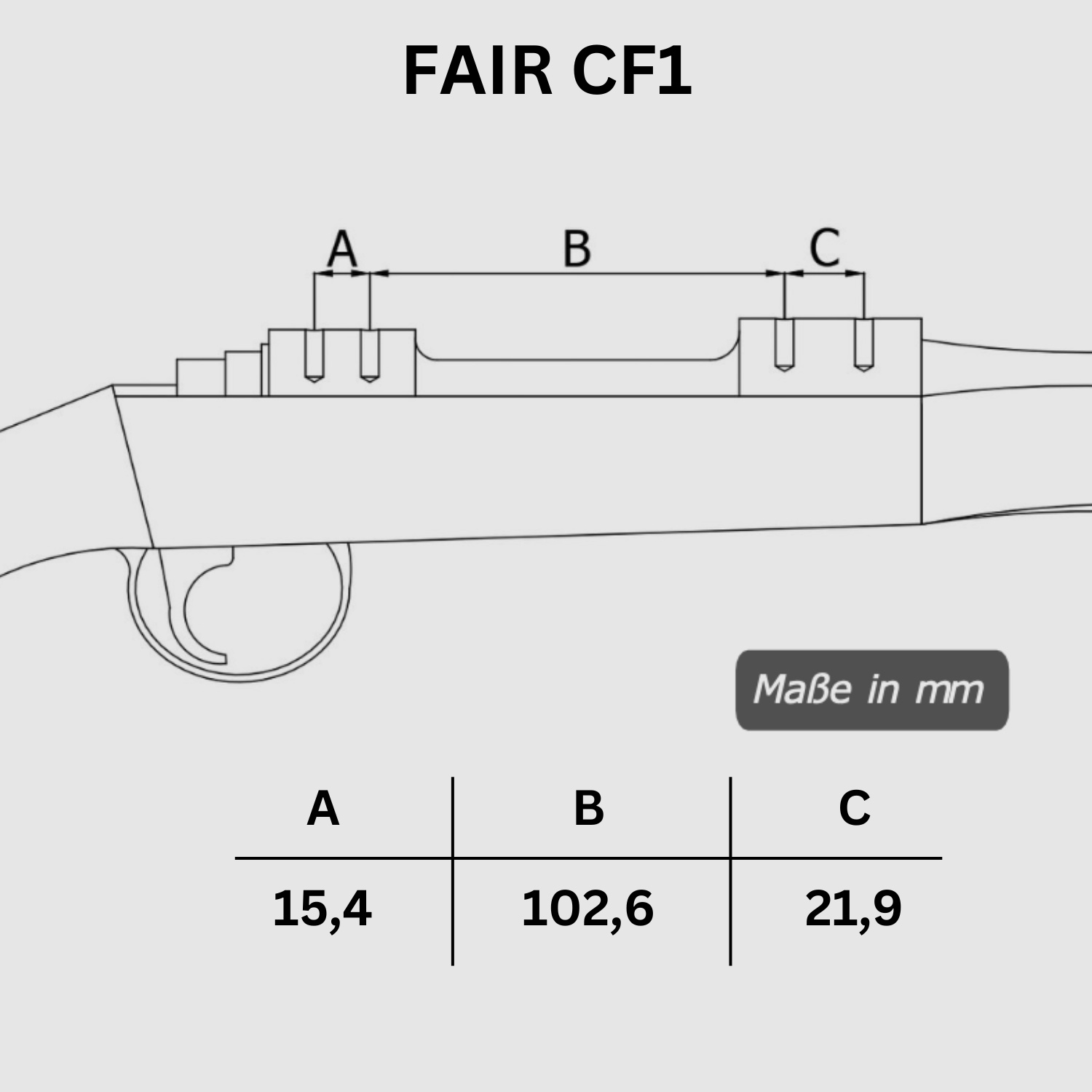 Picatinny Rail FAIR CF1