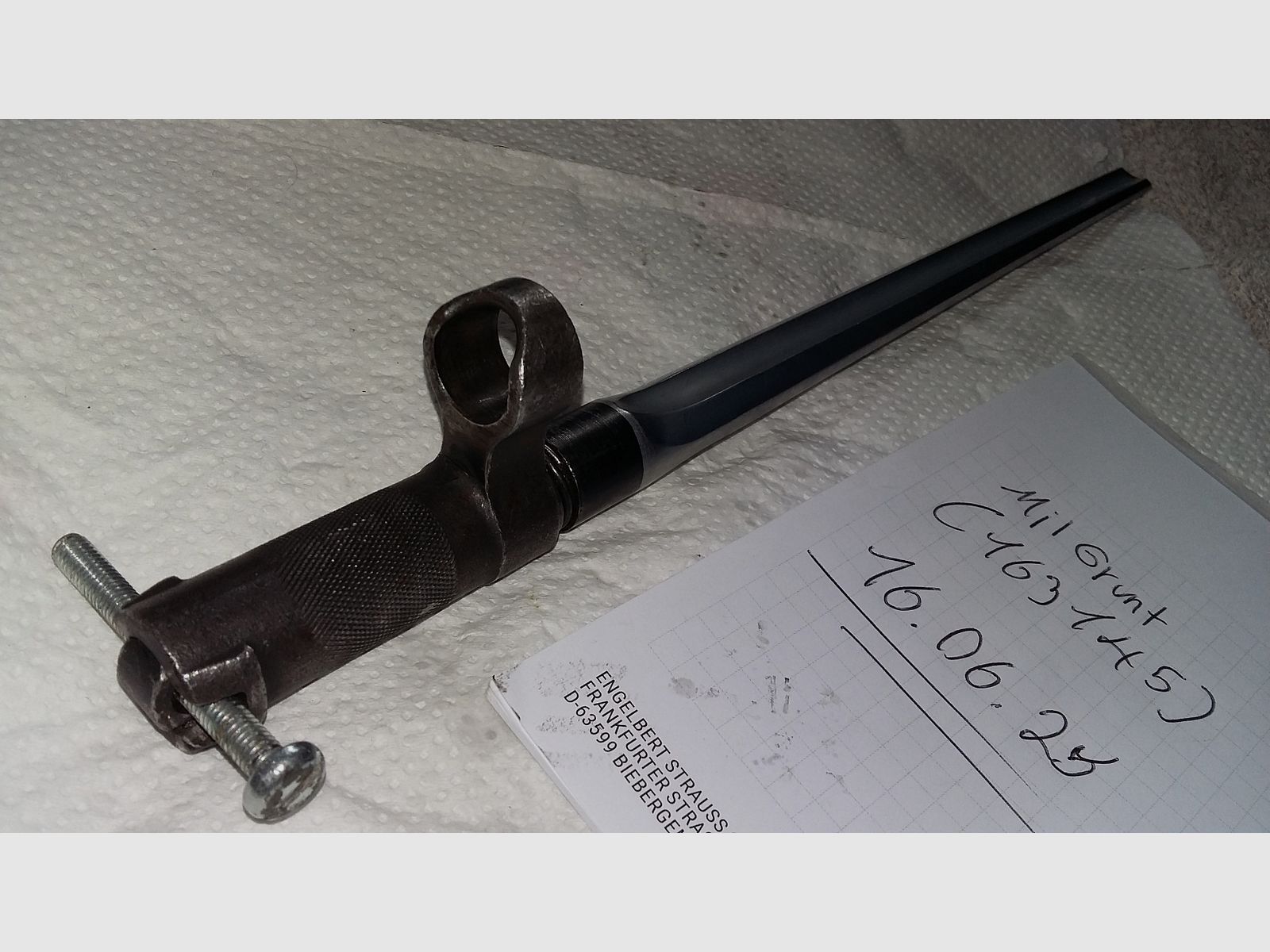 Original chinesisches Type 56 SKS "Paratrooper" Spike/Nadel Klappbajonett