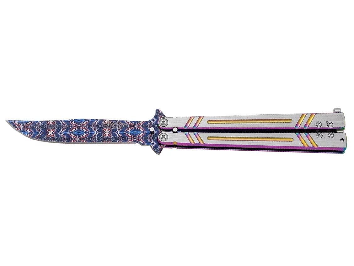 Joker JKR645 Regenbogen-Balisong-Messer für Damen (JKR645), Bild 2 von 2