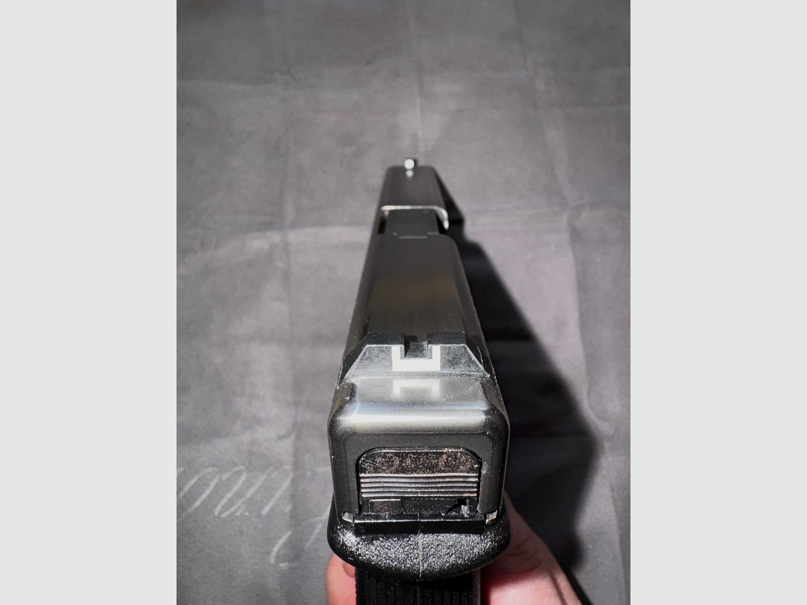 GHK Glock 17 Stahl Einzelstück Stainless GBB 6mm