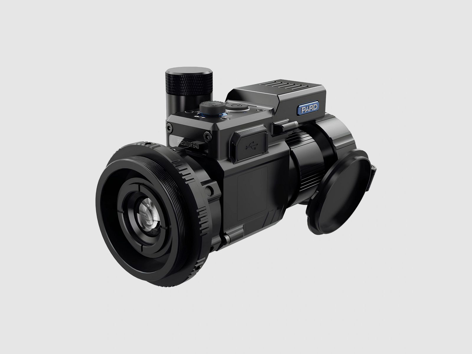PARD Predator 640 / 480 Wärmebild-Vorsatzgerät - Lieferumfang ohne Adapter mit LRF 45  mm
