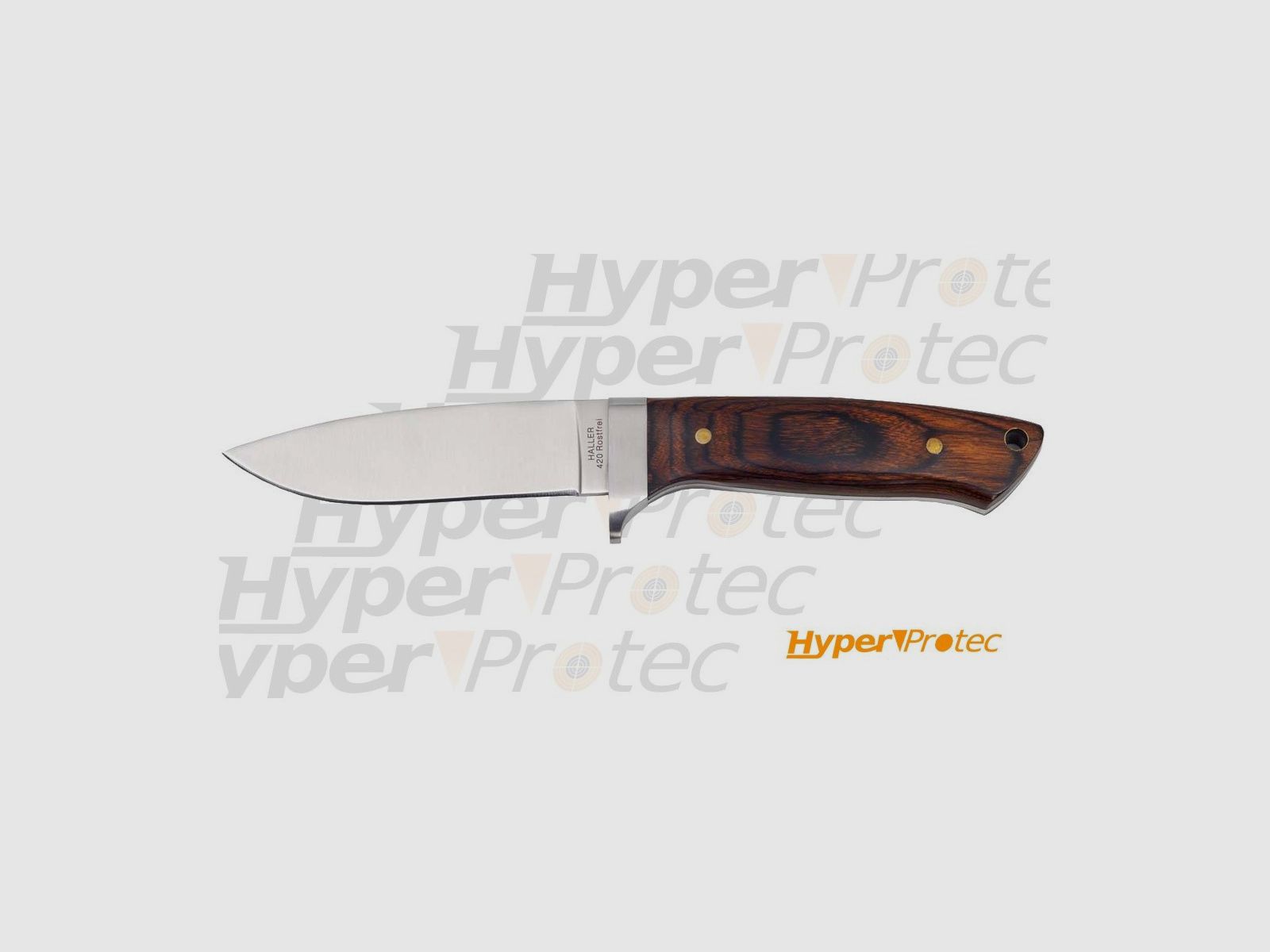 Haller traditioneller Jagdmesser Pakka-Holz, Bild 2 von 2