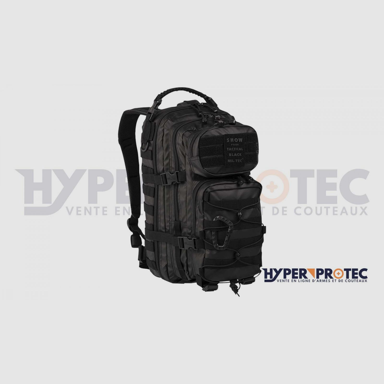 MilTec US Assault Tactical Black - Tactische Rugzak, afbeelding 2 van 4