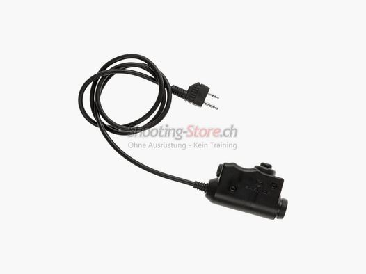 Earmor M51 Tactical PTT Midland Schwarz