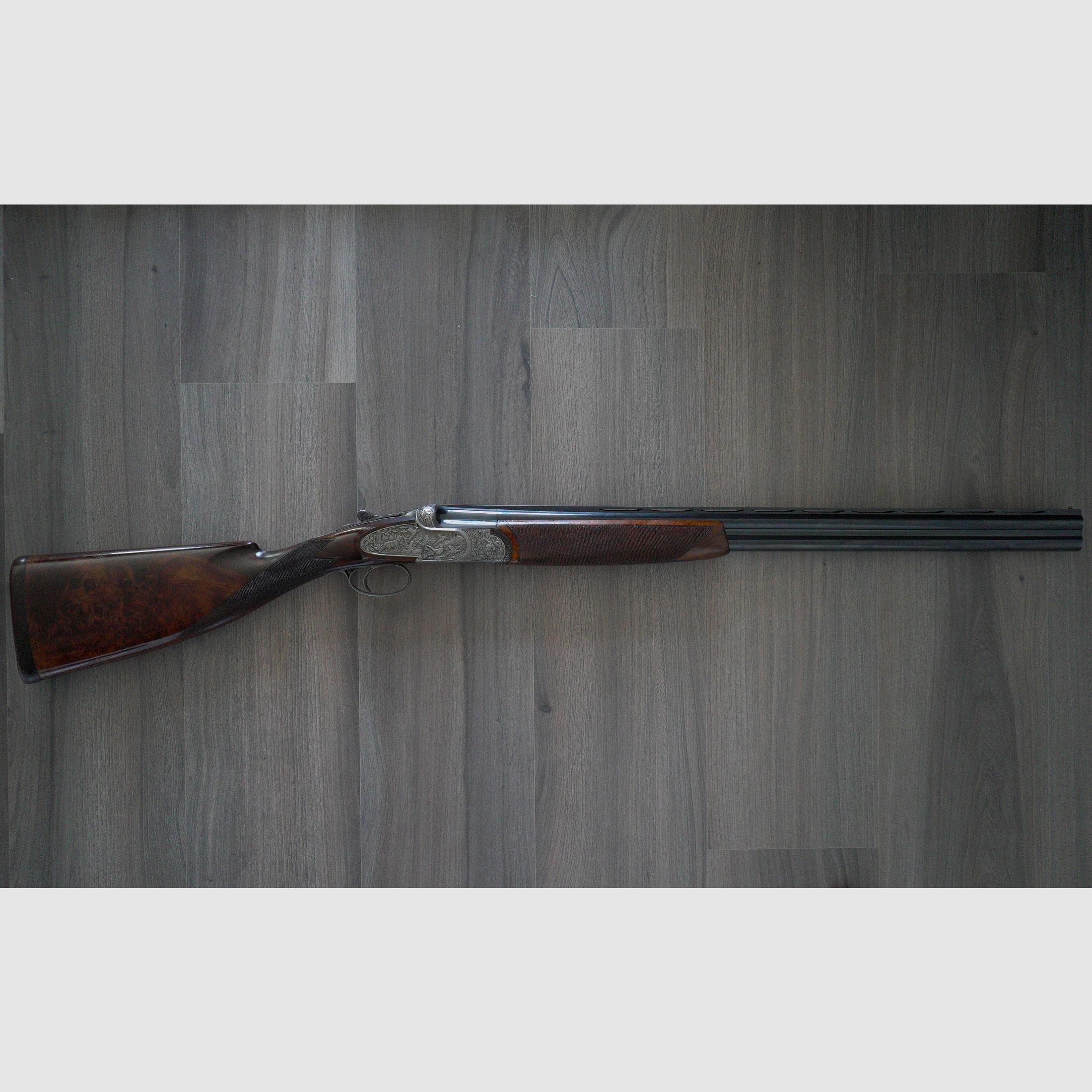 Exklusive Gamba "Super Jagd Mod. 67" – Konrad Wirnhier Sondermodell – Kaliber 12/70
