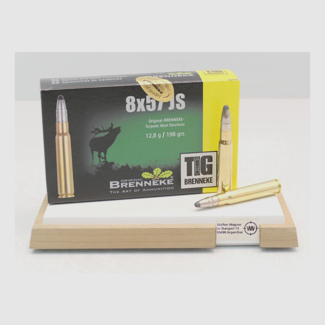 Brenneke TIG 12.8g/198grs á20 8x57 JS