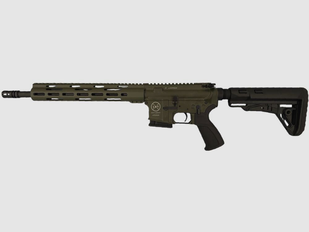 OD GREEN: Lux Def Tec LDT L4 AR15 14,5" halbautomatische Büchse Sonderserie in OD Green sofort verfügbar
