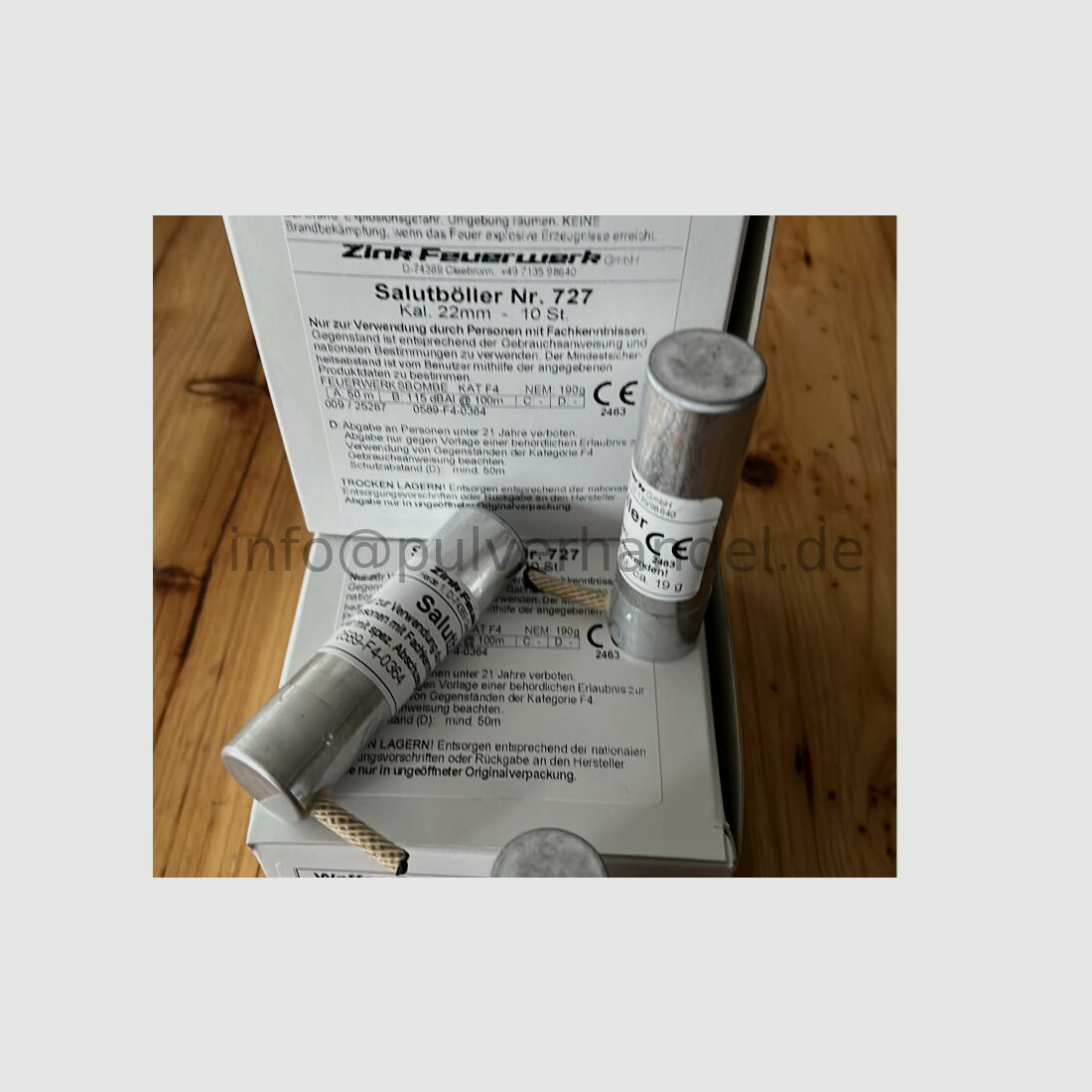 FK Salutböller Neueste Fertigung lauter größer schöner Luftsignalböller 10 Stück Neueste Fertigung - kein alter Schrott ! -