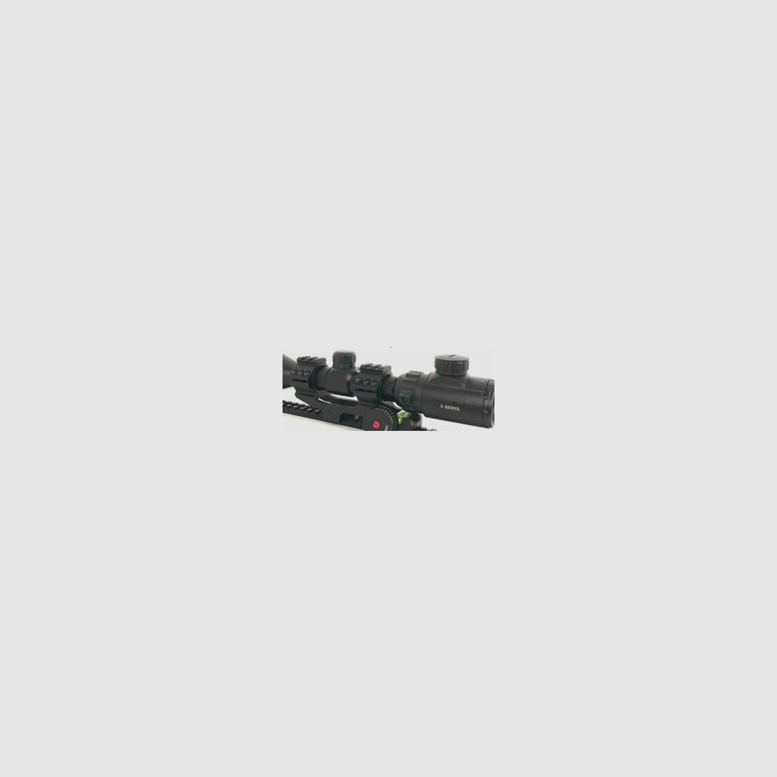 Block mount for 25.4 / 30 mm with integrated inclinometer and bubble level, Weaver-Picatinny rail