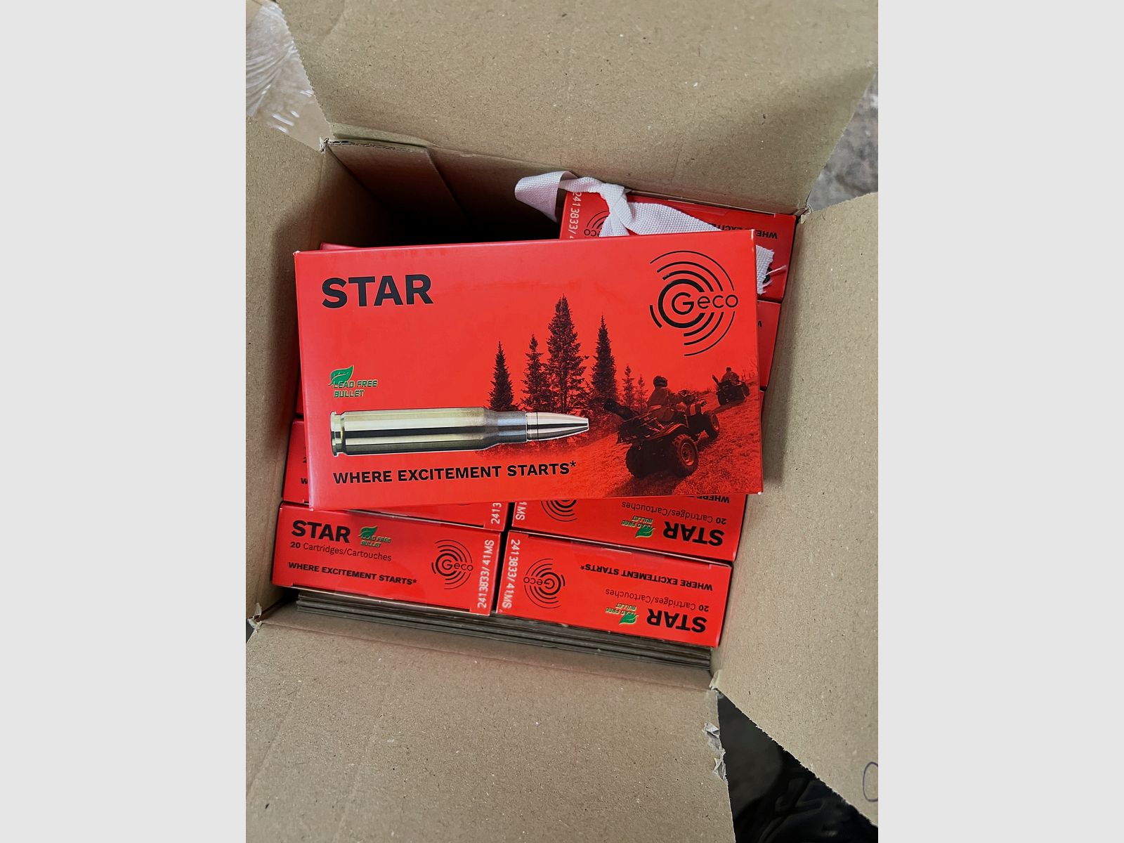 GECO Star .308 Win. Star 10,7g/165grs., Bild 1 von 2
