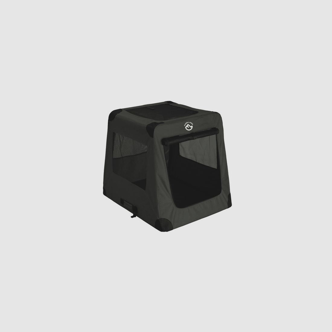 Dog car transport box green