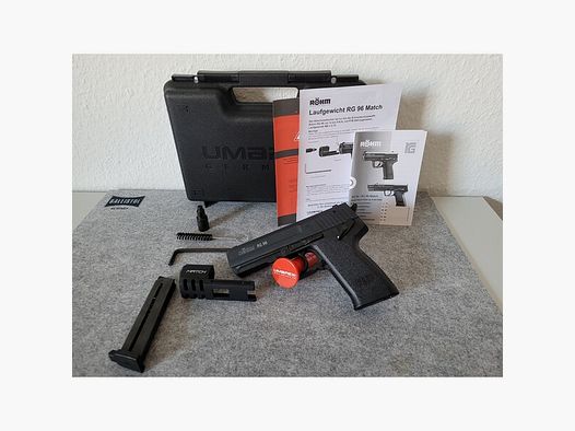 Röhm RG96 Match, cal. 9mm P. A. K.