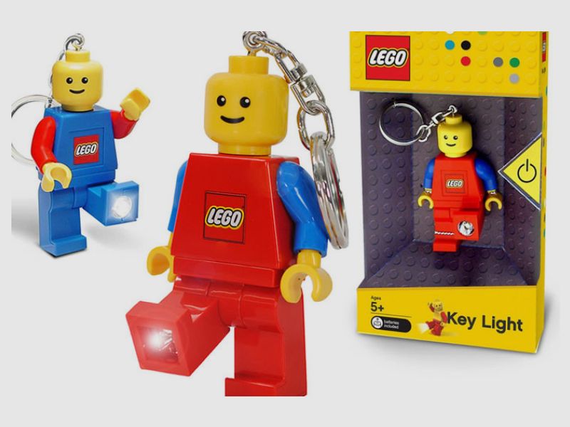 Lego Omino Schlüsselanhänger LED