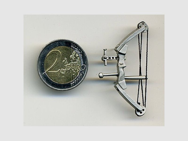 Spor-Bogen als Metall-Anstecker